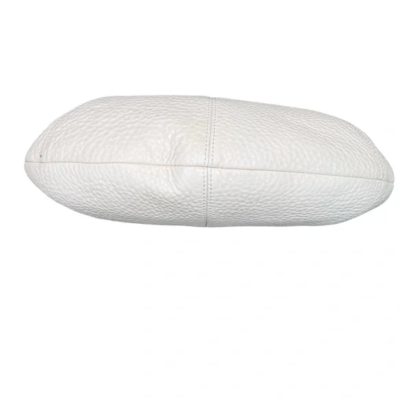 Coach Cream Soho Pleated Pebbled Leather Hobo Bag - Picture 5 of 7